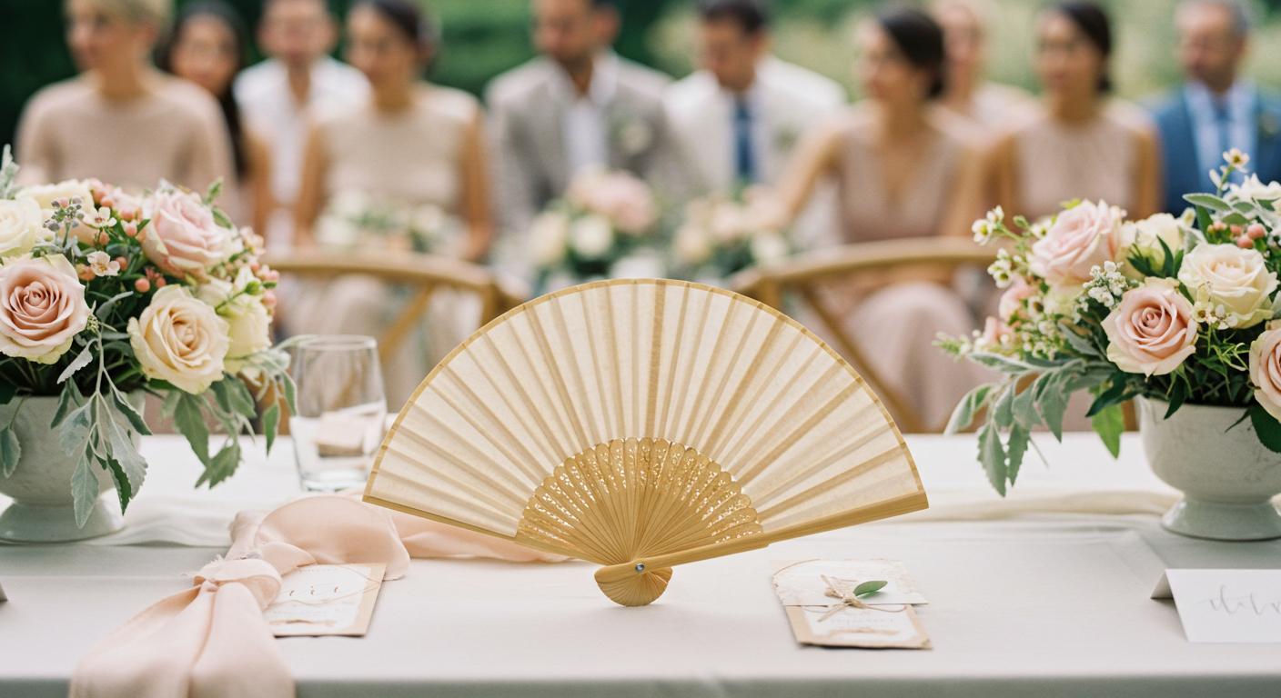Bamboo Fans vs. Silk Fans: Which One Is Best for Your Wedding?