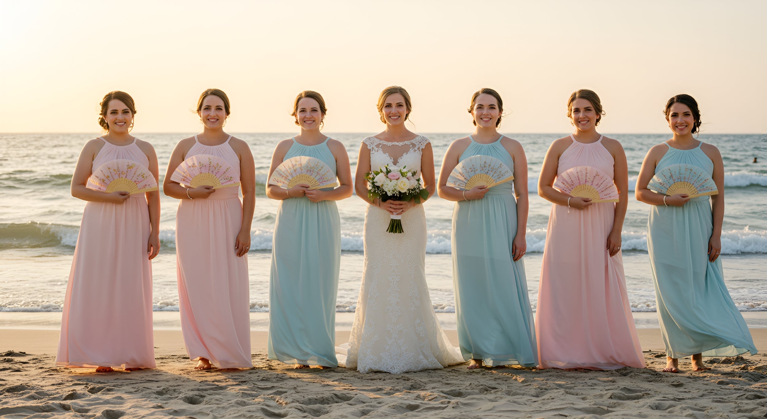 Best Hand Fans for Outdoor & Beach Weddings