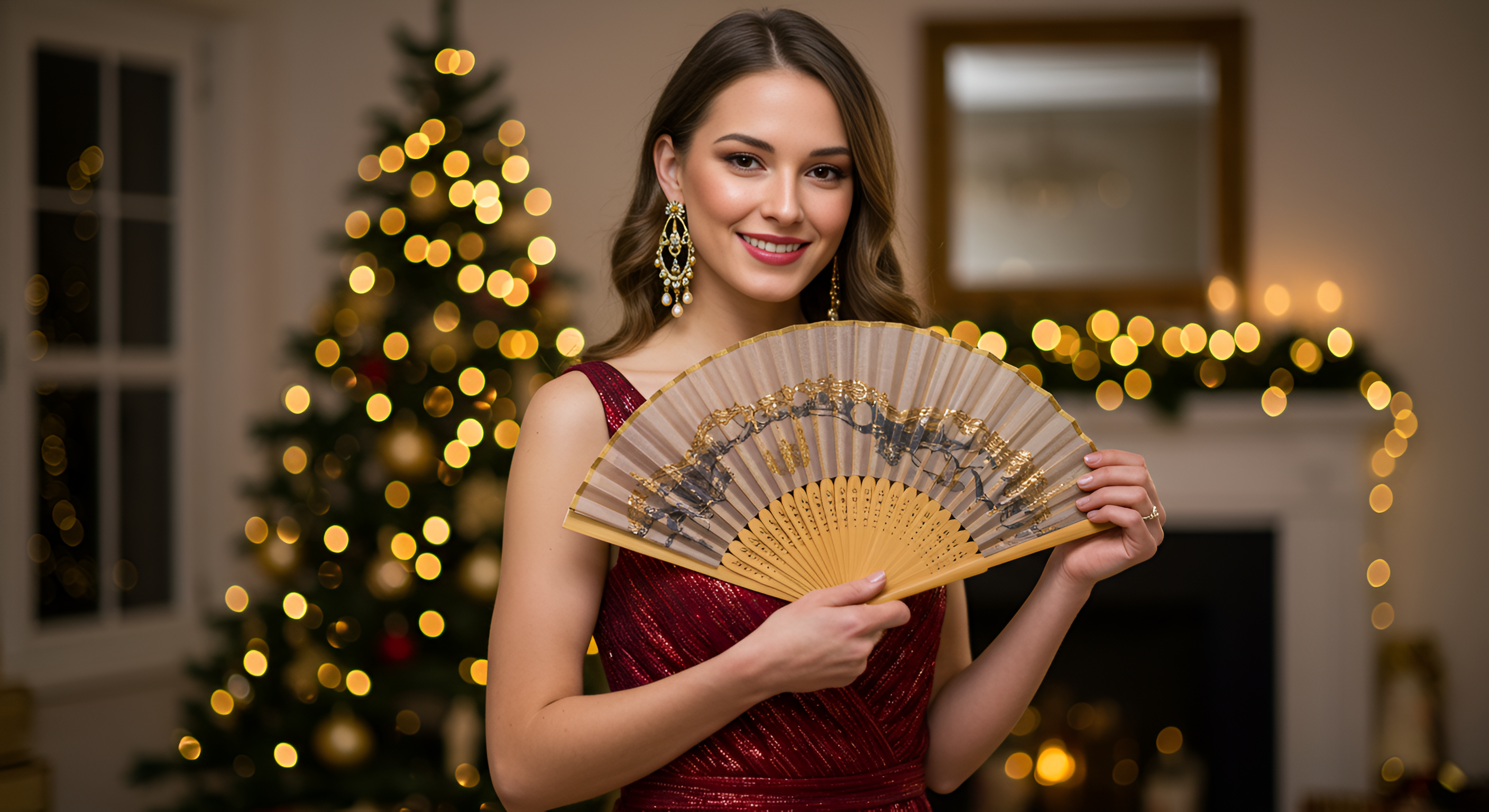 Choosing the Right Fan for a Holiday Party Outfit