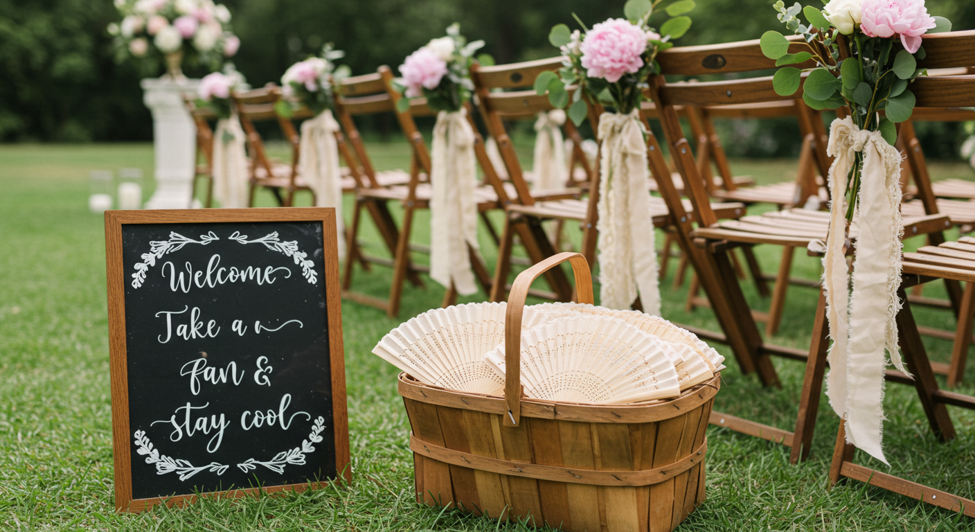 Creative Ways to Display Hand Fans at Your Wedding