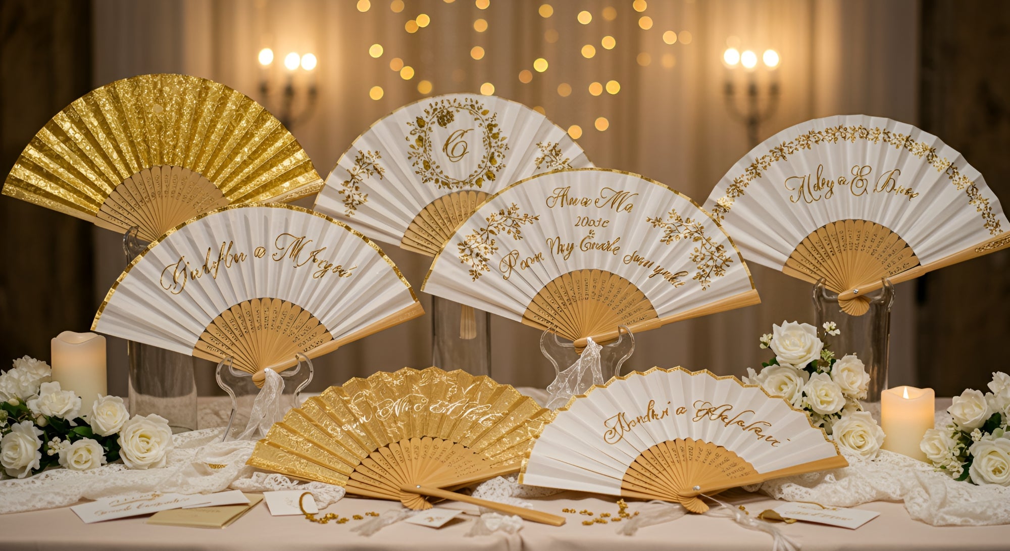 Customizing Wedding Fans: Ideas for Logos & Messages