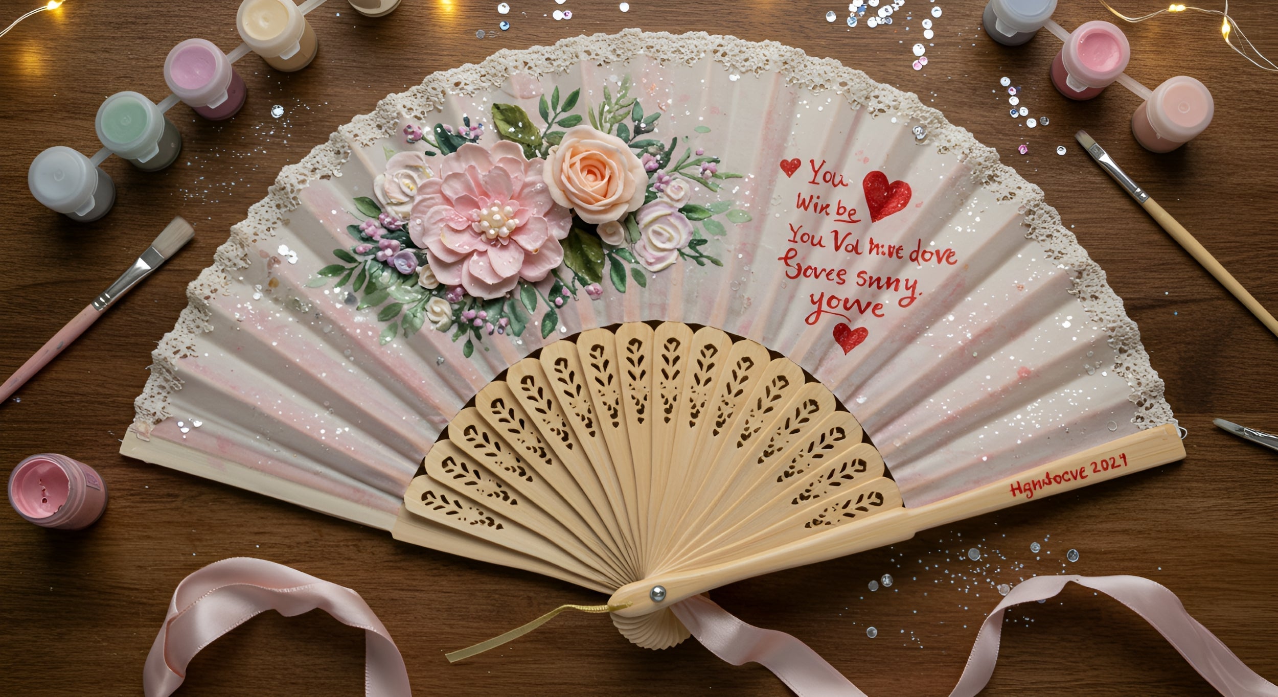 DIY Valentine’s Gift: How to Personalize a Hand Fan