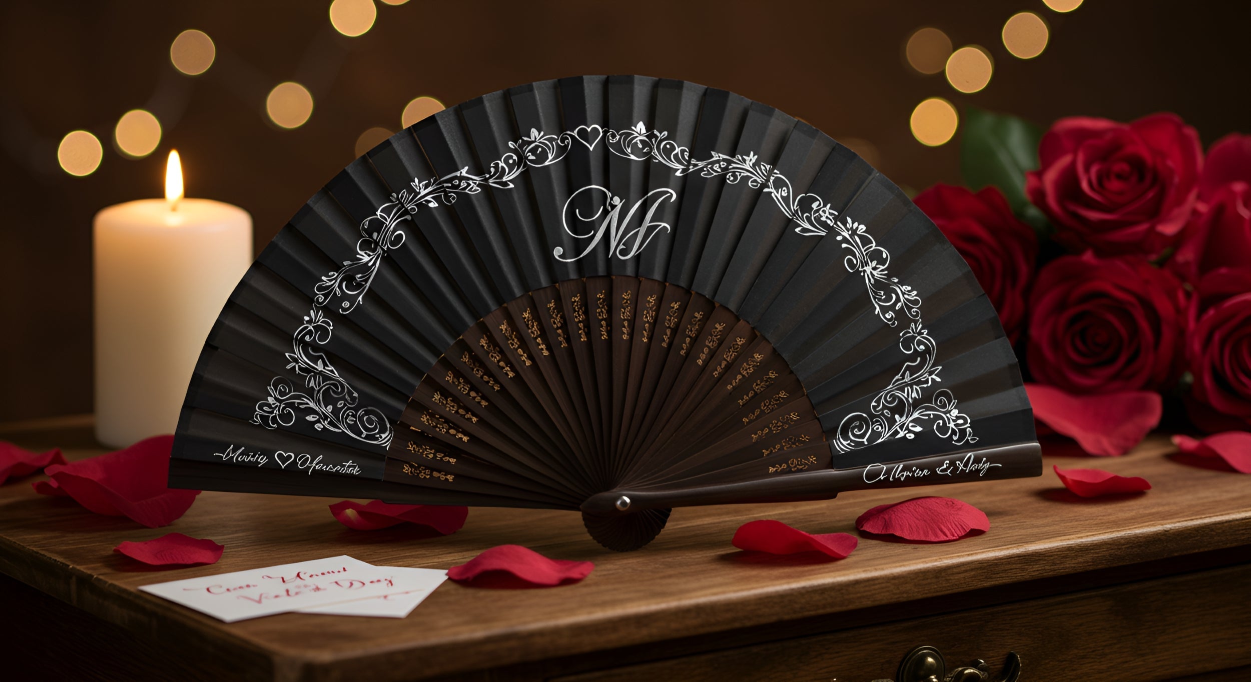 Engraved Hand Fans: A Thoughtful Valentine’s Keepsake