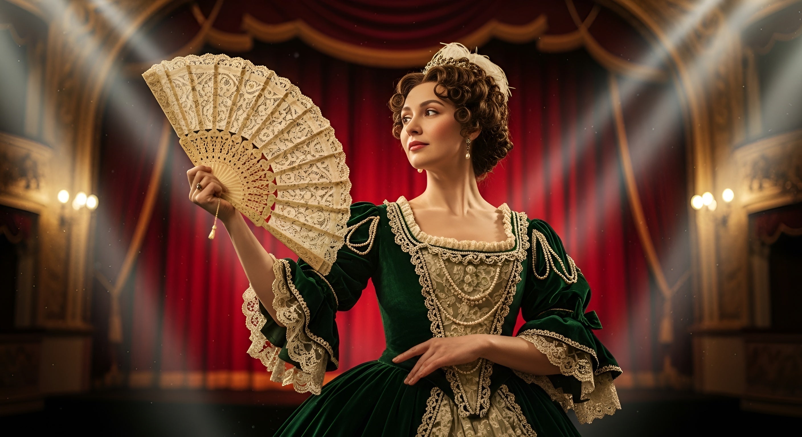 Hand Fans for Theater Productions & Historical Reenactments