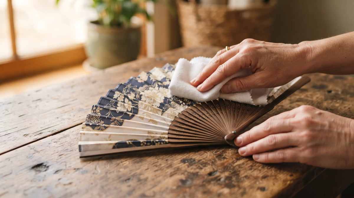 How to Clean Folding Hand Fans Safely