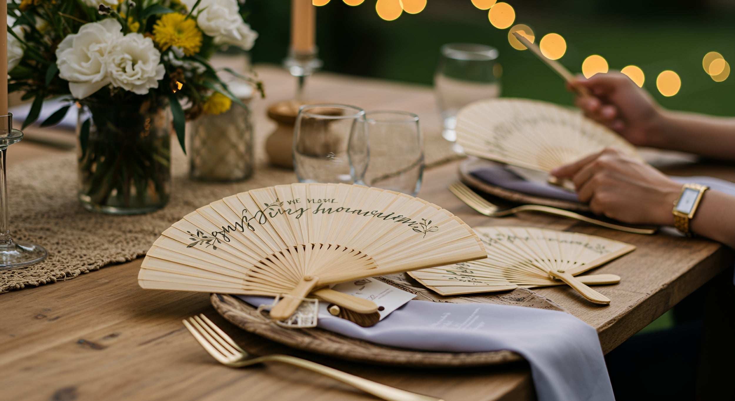 Sustainable Wedding Favors: Why Bamboo Fans Are a Great Choice