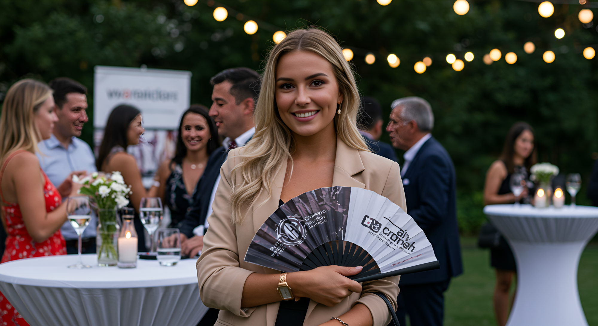 Using Personalised Fans for Corporate & Charity Events