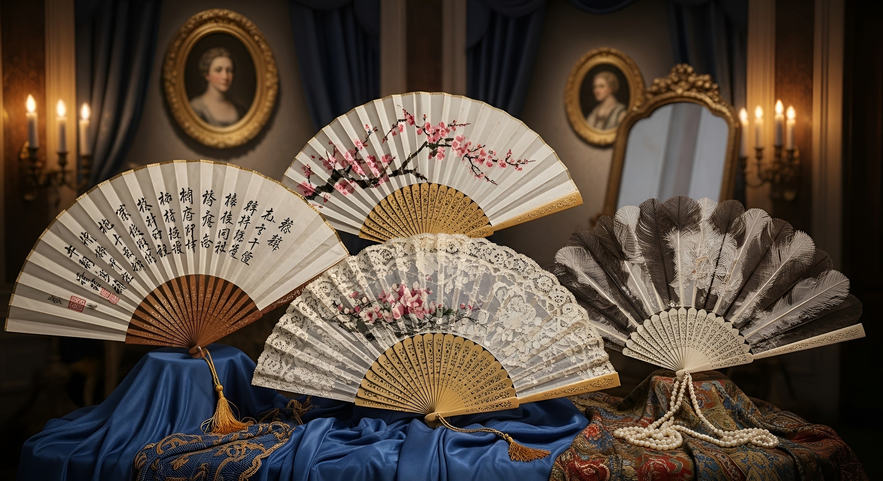 The History of Fans as Royal & Aristocratic Accessories
