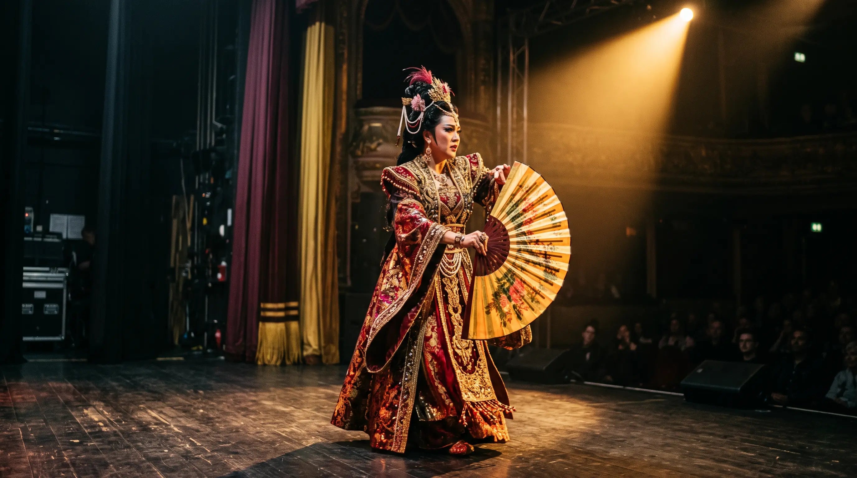 Why Large Folding Fans Are Popular in Performances