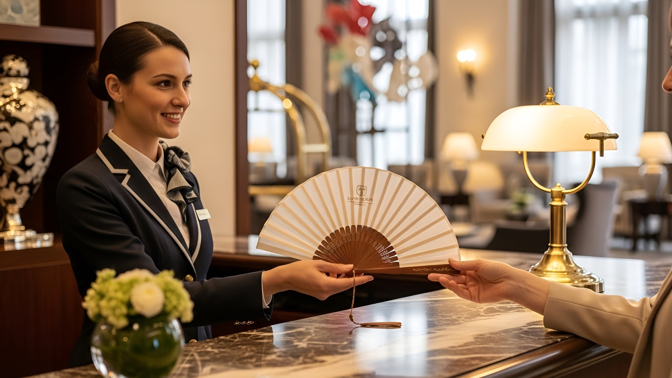 Luxury Folding Hand Fans as Gifts for High-End Clients