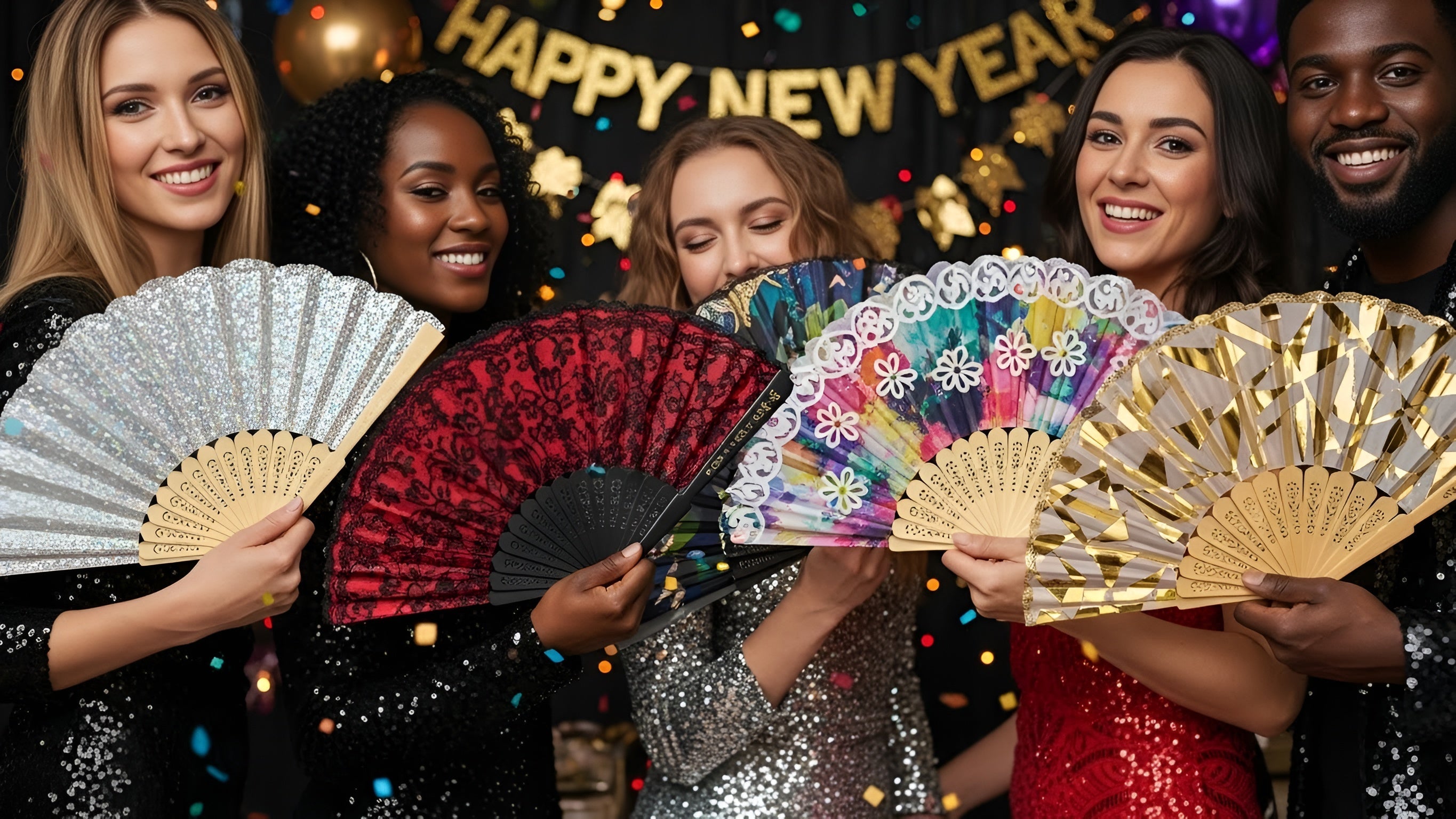 The Best Hand Fans for New Year’s Eve Celebrations
